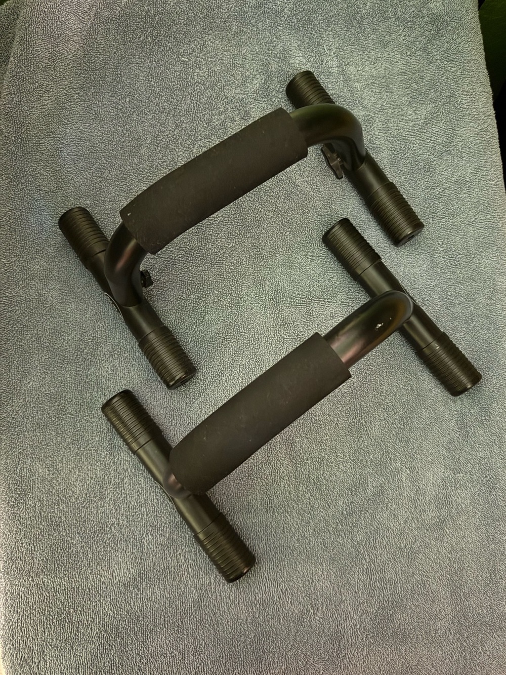 Foam Grip Push-Up Bars - Black